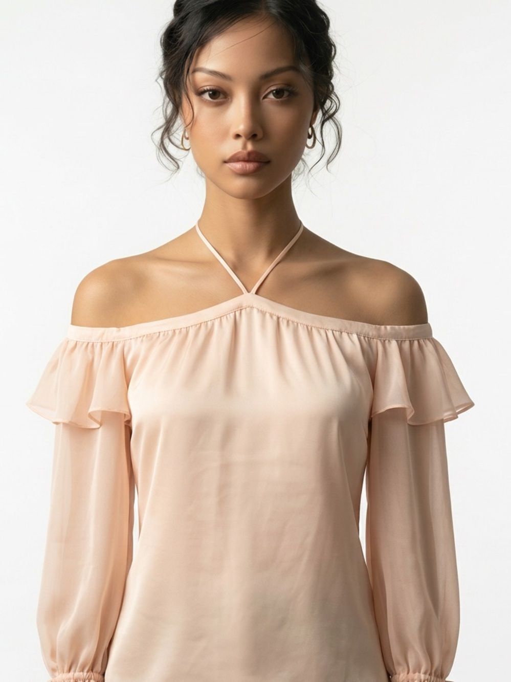 1. STATE | Dramatic Pause Top in Blush Frost XS